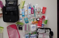 La trousse de secours et de toilette